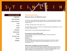 Tablet Screenshot of gasthof-steinlein.de